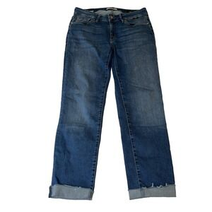 Mavi Jeans Emma Slim Boyfriend Jeans Womens 28x32 Blue Denim Low Rise